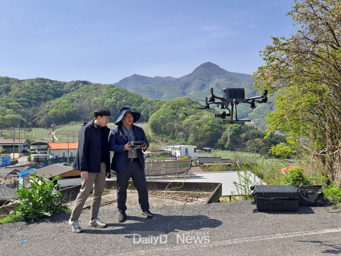 문경시, 드론 지적업무·행정협업에 본격 활용