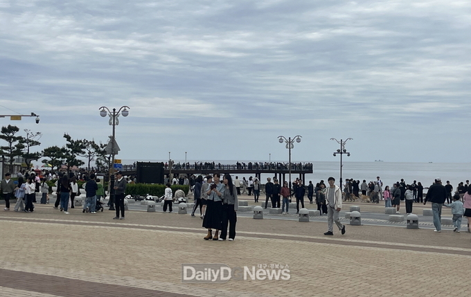 연휴 기간 호미곶 광장