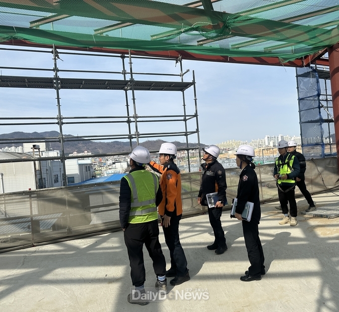 칠곡소방서, 공사장 용접·용단 작업 사전 신고제 운영