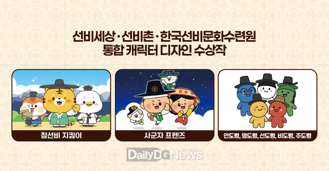 영주문화관광재단, 통합명 및 통합 캐릭터 디자인 시민 선호도 조사 실시(캐릭터 디자인 수상작)