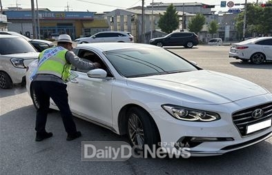 문경경찰서, ‘안전띠 일상화’ 교통안전 캠페인 개최