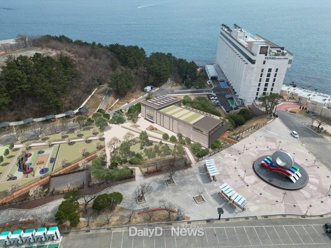 삼사해상공원 공유 콘퍼런스센터 조감도.