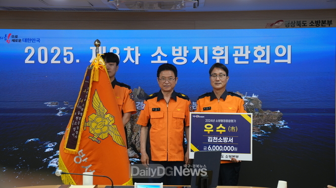 김천소방서, 2024년 소방행정종합평가 우수기관 선정