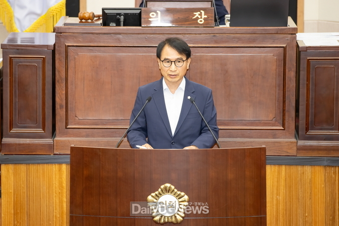 구미시의회 이상호 의원, 제287회 임시회 제2차 본회의 시정질문