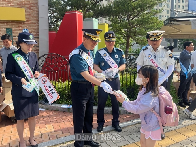 예천경찰서, 안전띠 착용 일상화 교통안전 캠페인 실시