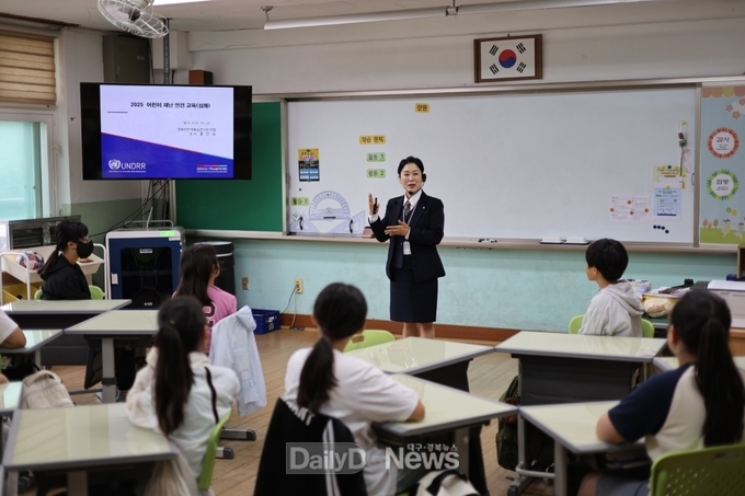 경북교육청, 문경초등학교에서 ‘학생 주도 재난안전훈련’ 실시