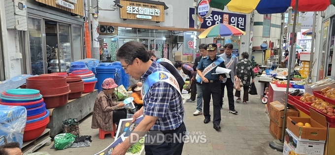 예천경찰서, 지역 자영업자 상대 ‘노쇼사기’ 예방 홍보활동