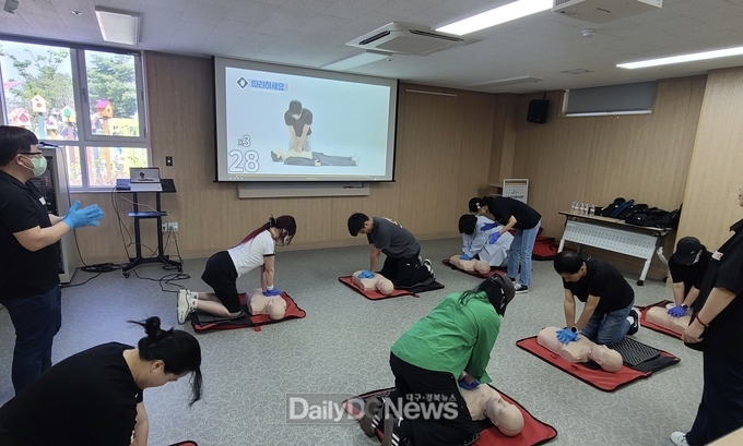구미시, 심폐소생술 등 응급처치 교육 실시
