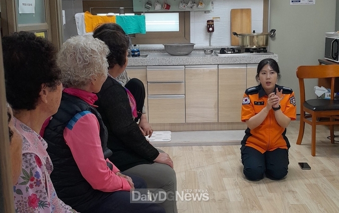 의성소방서, 의성군 예쁜치매쉼터 소방안전교육 실시