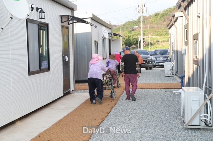 안동시 산불피해 이재민, 선진이동주택 입주 완료