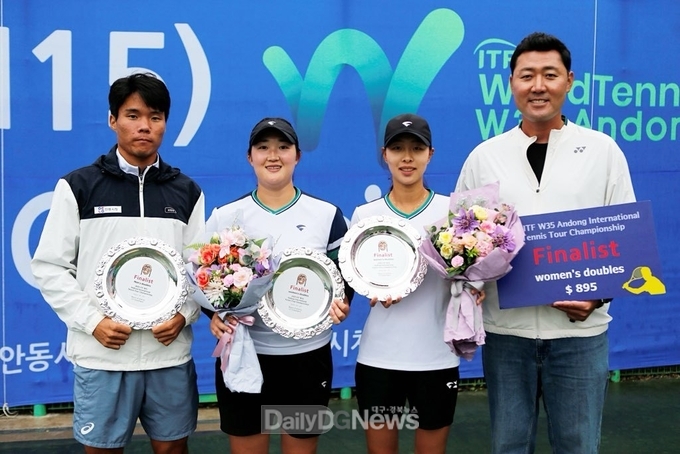 안동시청 테니스경기단, ITF 안동국제테니스대회 남녀복식 준우승 