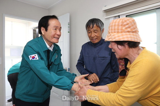 의성군 제공 이재민 임시주택 첫입주(안평창길리)