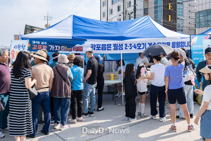 월성원자력본부, 제4회 감포항 가자미 축제 지원