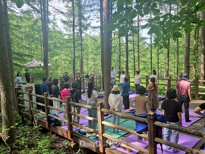 국립칠곡숲체원, 대구·경북지역 교장 대상 산림 생태 중심 직무연수 실시
