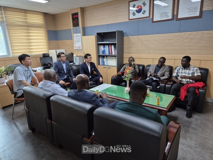 가나 공화국, 김천시 수돗물 정수시설 견학