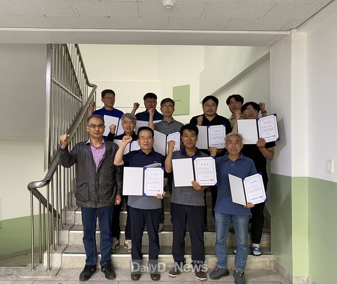 상주시, 주민 전기기능사 자격(실기)과정 수료식