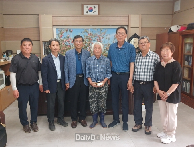 의성 옥산면 구성2리 주민 및 감계교회, 화재 피해 가정에 성금 1,470만원 전달