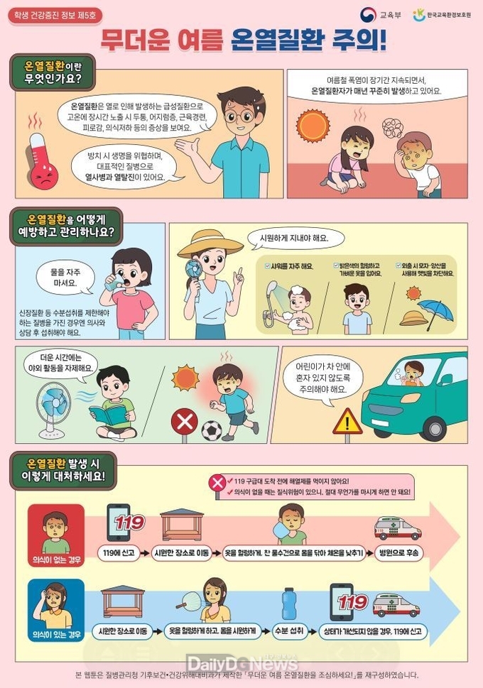 대구시교육청. ‘2025년 여름철 폭염 대책’ 수립. (사진=대구시교육청 제공)