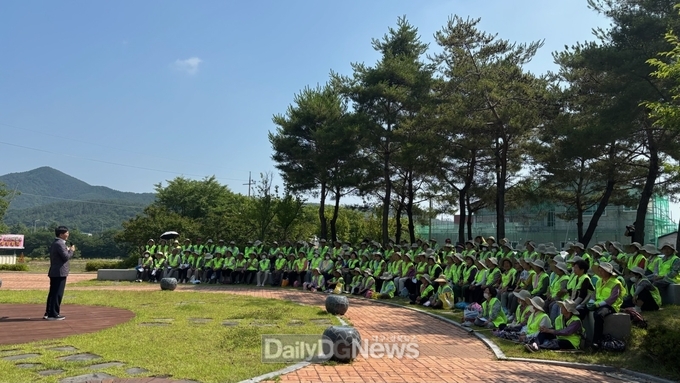 고령군 성산면, 노인일자리사업 참여자 안전교육 실시