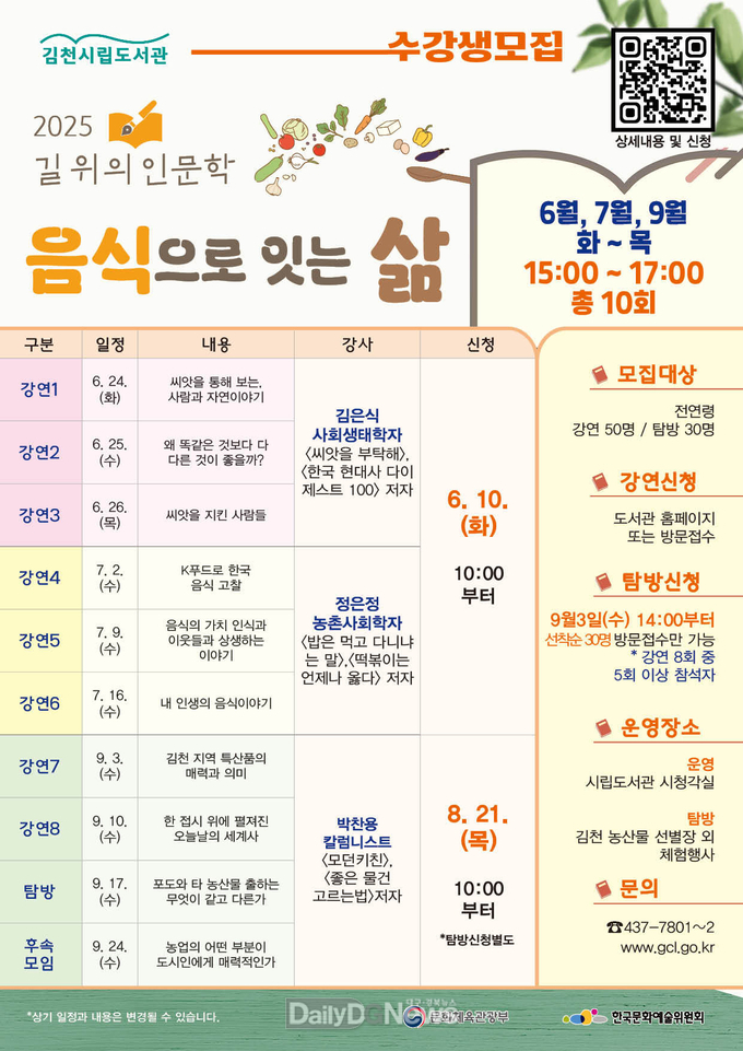 2025 ‘길 위의 인문학’ 참가자 모집