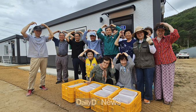 길안면 구수리 주민들, ‘정성 가득 김치’ 나눔