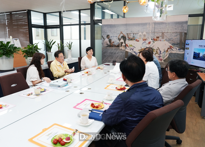 영천시, ㈜이숲 기업체 현장 소통 방문