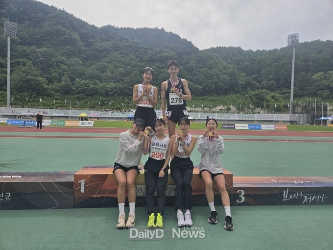김천시육상단, 창단 이래 전국대회 최대 성적 달성!