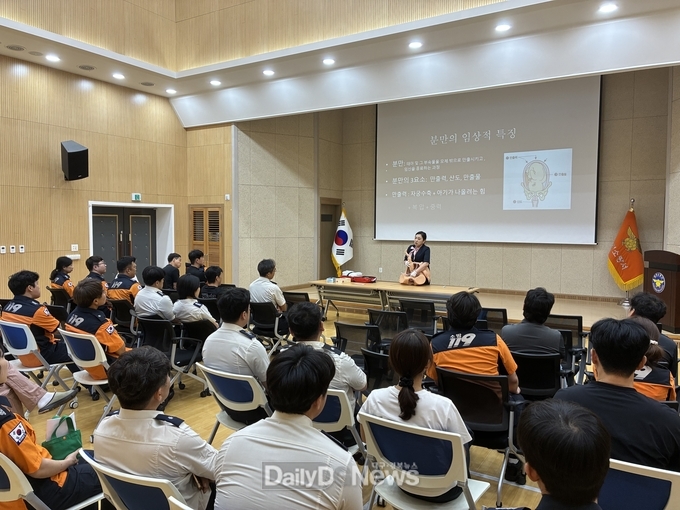 김천소방서, ‘새 생명 탄생 119구급서비스’ 응급분만 교육 실시
