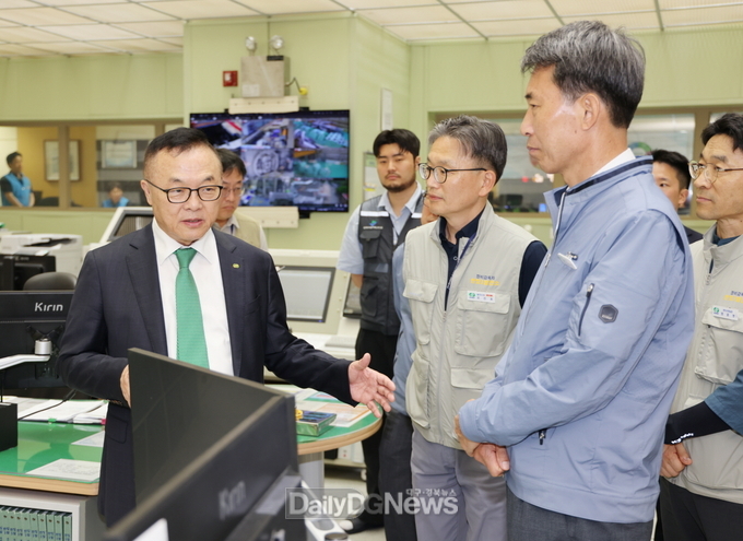 한수원 CEO, 한빛원자력본부 현장점검 시행