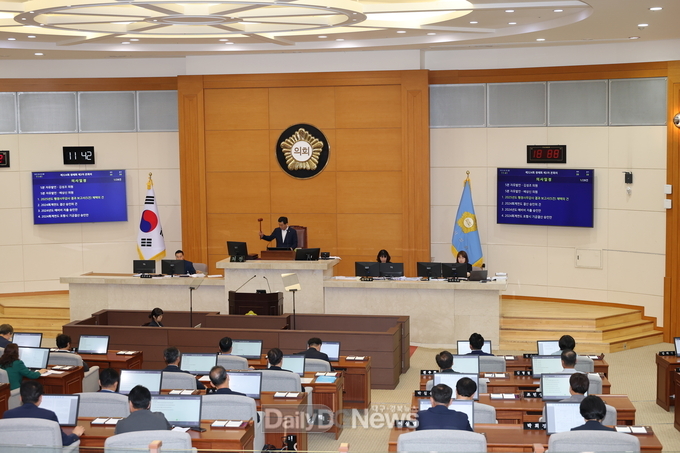 제324회 제1차 정례회 본회의 전경