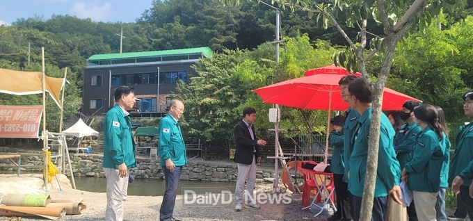 군위군, 동산계곡 불법행위 집중점검 강화