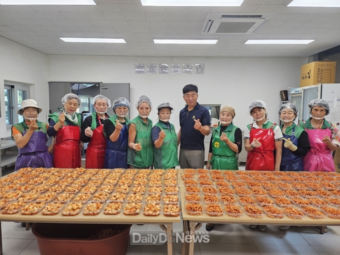 다산면 새마을회, 반찬봉사 활동 실시
