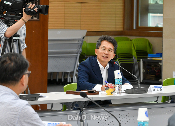 7월10일부터 14일까지 유정근 영주시장 권한대행 주재 부서별 업무보고가 실시된다(유정근 영주시장 권한대행 발언 모습)