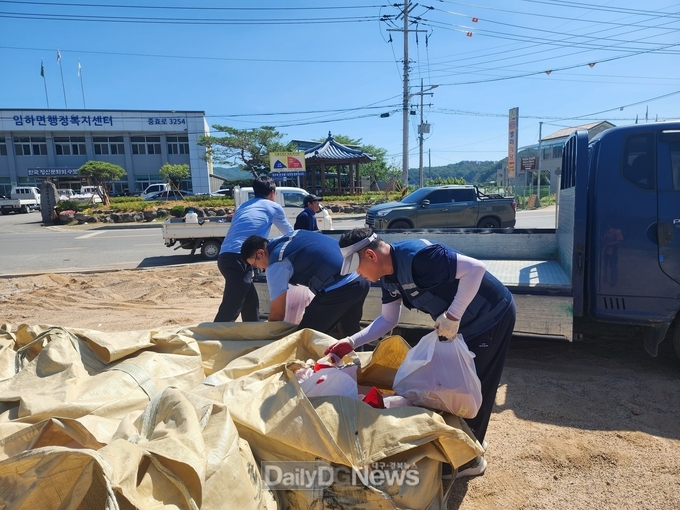 안동소방서, 포스코이앤씨와 함께 산불피해 주민 지원 나서