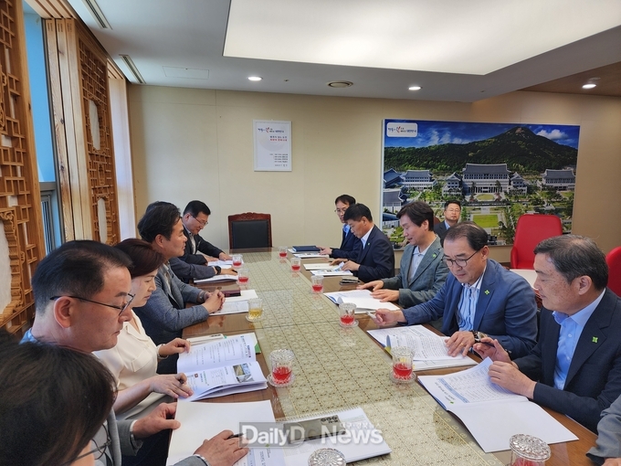 경북도청 방문, 지역 핵심 현안 사업 도비 적극 지원 요청 및 조속한 추진 건의