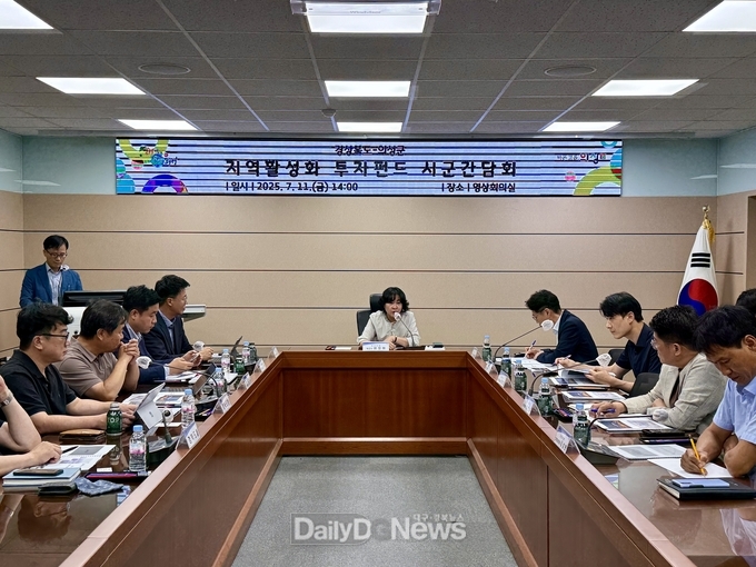 경북도, 의성군 지역활성화 투자펀드 간담회 개최
