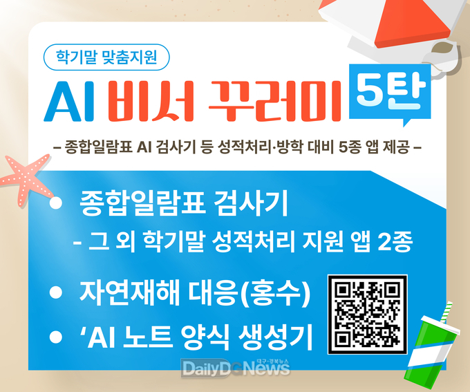 경북교육청, AI 비서 5탄 출시! ‘종합일람표 한 번에 점검 끝!’