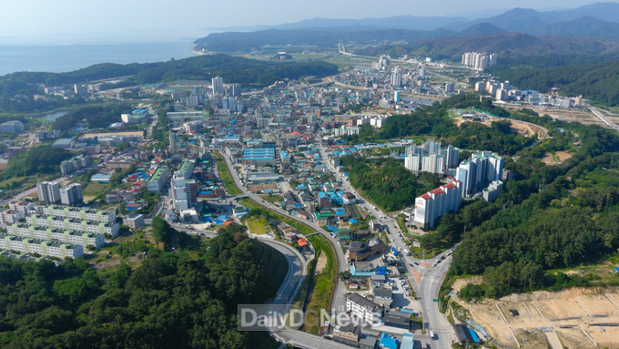 신한울 3,4호기 건설사업에 따른 지역경제 활성화(울진시가지 전경)