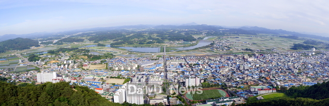 문경시내 전경