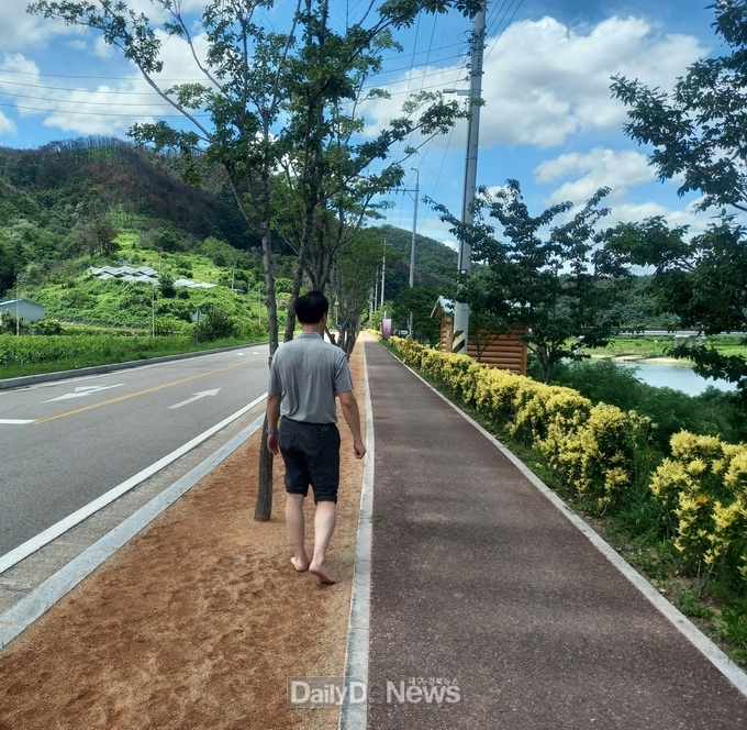 영덕군, 힐링 산책로 ‘황금사철 거리’ ‘맨발 황톳길’ 조성