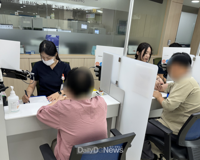 KH 건협대구, 달구벌정신건강센터 회원 사회공헌검진 실시