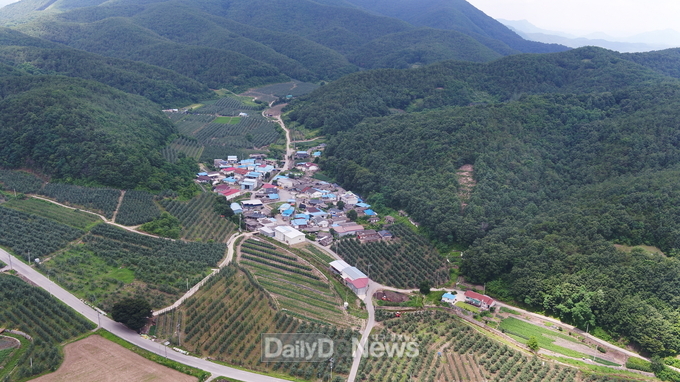 (청송군, 과실전문생산단지 기반조성 공모사업 2개 지구 선정)-화목1리