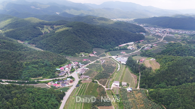(청송군, 과실전문생산단지 기반조성 공모사업 2개 지구 선정)-화목2리