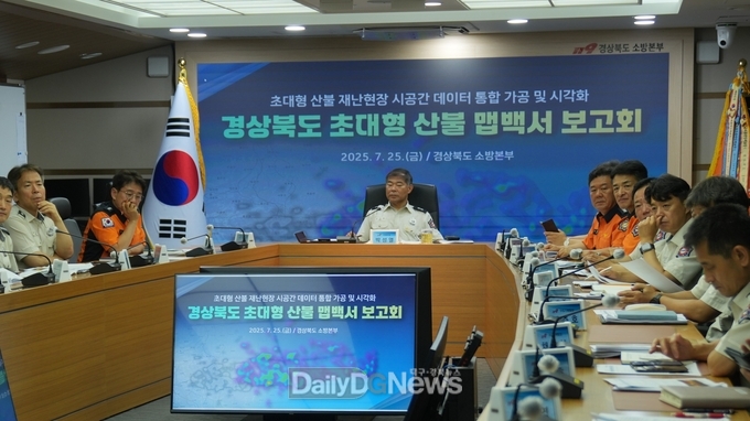 ‘경상북도 초대형 산불 맵백서 보고회 개최