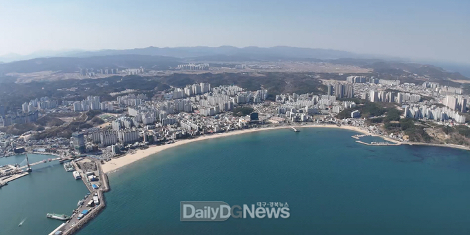 해상에서 하늘까지…포항시, 해상케이블카·UAM 복합관광개발 구상 본격화(영일대 전경.)