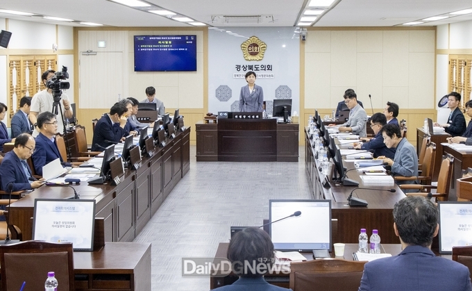 경북도의회, 경북연구원장 후보자 인사청문위원회 개최