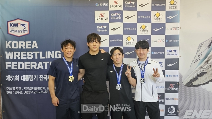 칠곡군 레슬링팀, 대통령기 전국 시도대항 레슬링대회 金 1, 銀2 획득