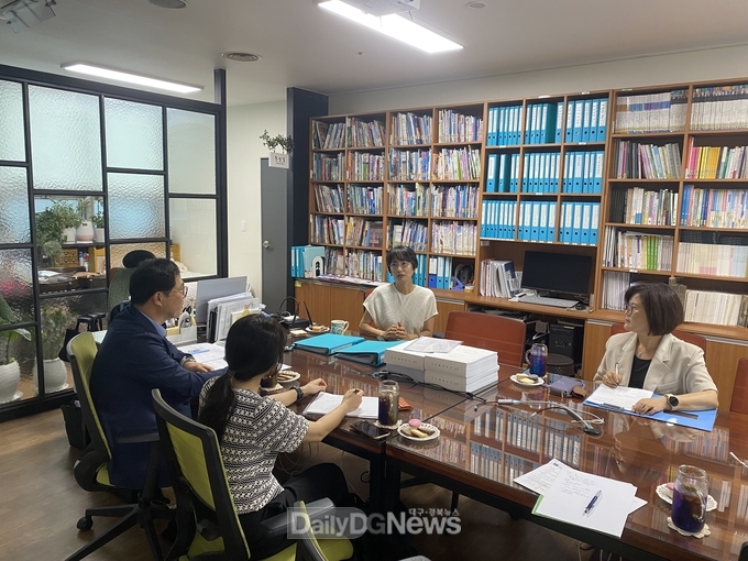 경북교육청, 영유아 거점형 돌봄기관 중간 점검 시행