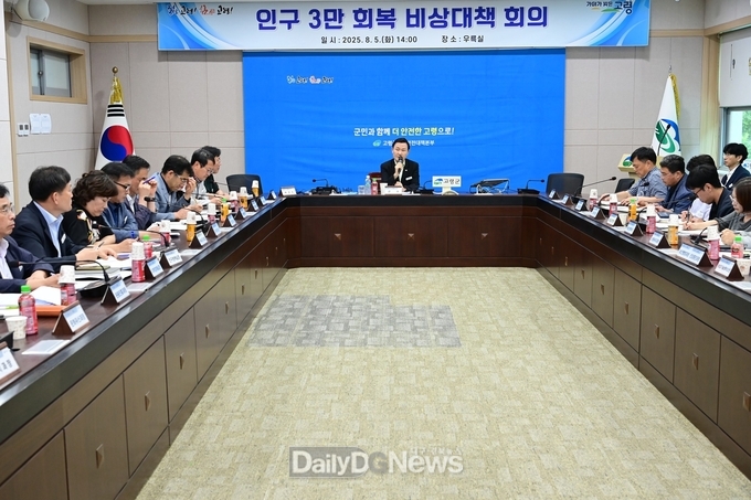 고령군, 인구 3만 회복 위한 비상대책 회의 개최