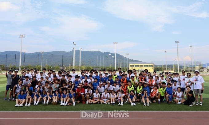 군위군, 대한미식축구협회 2025 플래그풋볼 한·일 교류전 성료